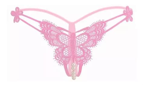 Mujer Tanga Ropa Interior Sexy Encaje Bikini Bragas Perla Cuotas Sin