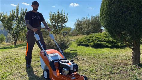 Working For The Last Time This Season With Stihl Rm 448 Tx Petrol Lawn