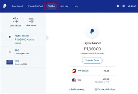 How To Convert Paypal Funds Paypal Usd To Php