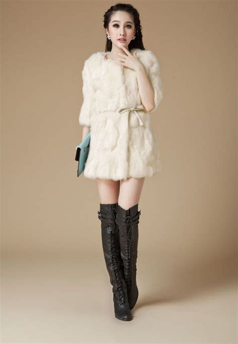 Real Rabbit Fur Coat Han Coats