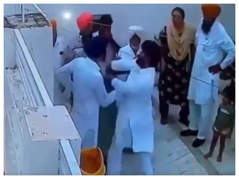 Punjab Aap Mla Baljinder Kaur Slapped By Husband After Heated