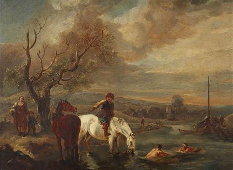 Horses Watering Art Uk