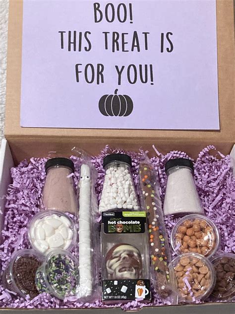 Hot Cocoa Set Hot Cocoa Bar Hot Chocolate Hot Cocoa Halloween Gift Set Halloween Cocoa Etsy