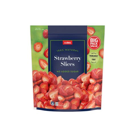 Buy Coles Frozen Strawberries 1kg Coles