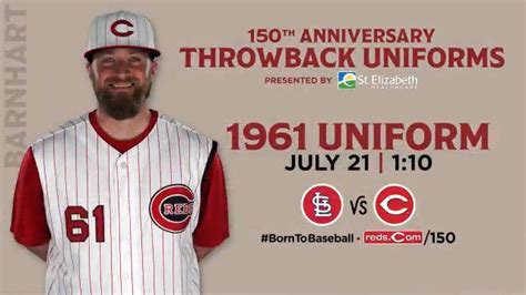 Reds 150th Anniversary Throwback Uniforms Unveiling