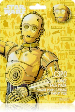 Mad Beauty Star Wars C Po Moisturising Face Sheet Mask With Honey