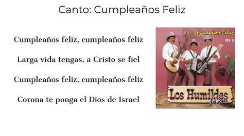 Canto De Cumpleaños Con Letra Por Los Humildes Del Sur Youtube