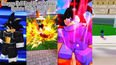 Dragon Ball Final Remastered Update 175 Is Here Roblox Youtube