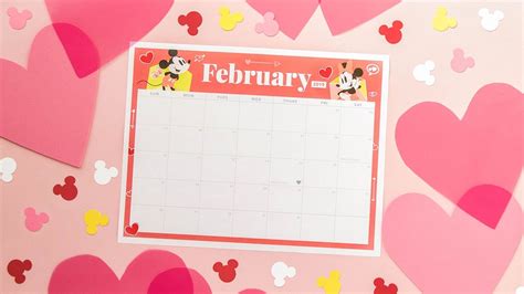 Disney Printable Calendar 2020 Monthly Calendar Template Printable