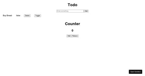 Abhi Nav Sharma React Redux Counter Todo Codesandbox