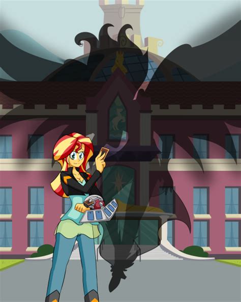 Safe Artist Jake Heritagu Sunset Shimmer Equestria Girls