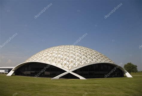 Modern designed dome building in the Netherlands Stock Photo by ...