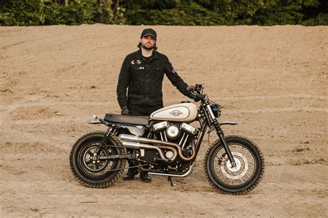 Desert Rat Harley Davidson Xl1200 Scrambler By Pittsburgh Moto Pipeburn