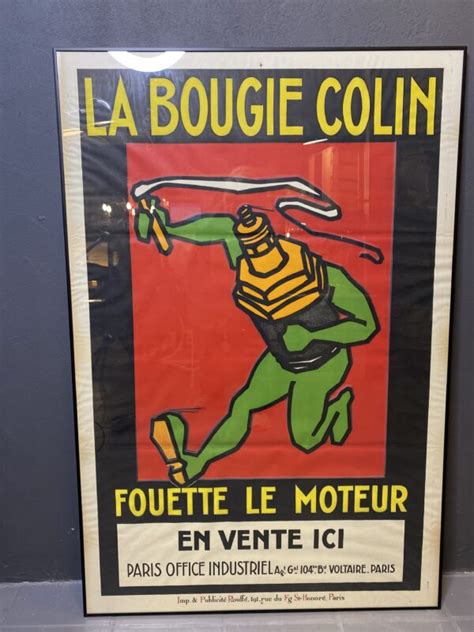 La Bougie Colin Original Poster From Bellevue Vintage