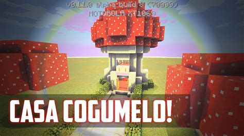 MCPE Construções 4 A Casa Cogumelo YouTube