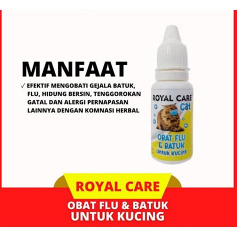 Jual ROYAL CARE FLU Batuk 10ml Obat Kucing Mengobati Flu Batuk Pilek