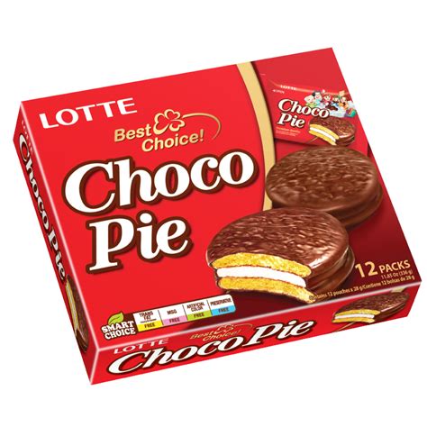 Lotte Choco Pie (28g x 12) | Listerr - An Indian Marketplace