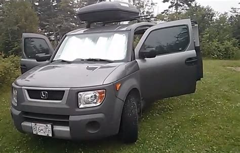 Woman Turns Her Honda Element Into A Micro RV