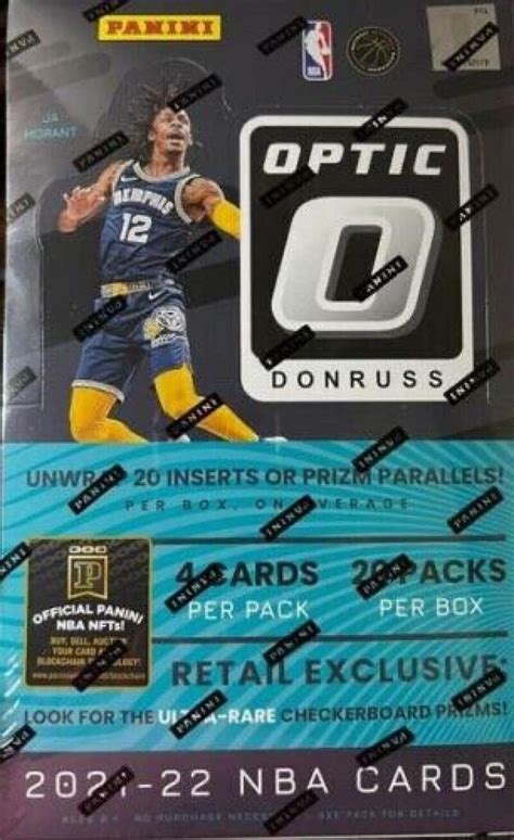 Buy 2021 22 Panini Donruss Optic NBA Basketball Factory Sealed Retail