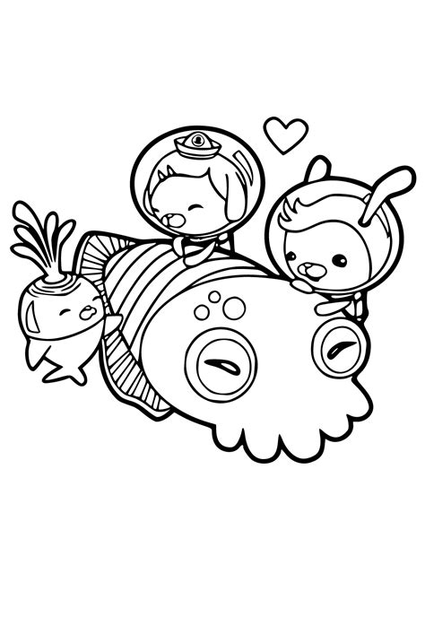 Octonauts Characters Coloring Pages