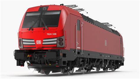 Siemens Mobility Vectron Locomotive Red 3D Model 149 3ds Blend