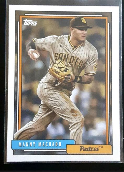 2021 Topps Update Series 1992 Topps Redux Manny Machado T92 40 Insert