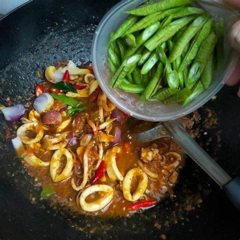 Resipi Sotong Phat Phet Masakan Ala Thai 2 Dalam 1 Gabungan Aroma