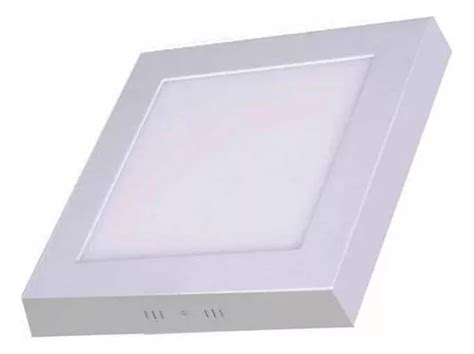 Panel de techo LED cuadrado de 18 W color blanco frío MercadoLibre