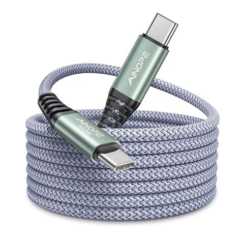 Cable de carga rápida AINOPE USB C a USB C de 100 W cable USB