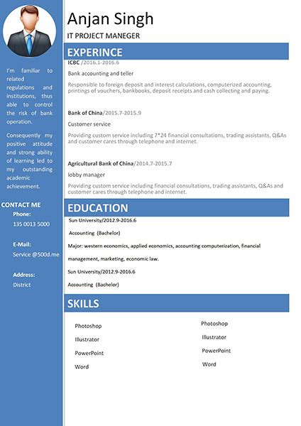 Easy Resume Samples