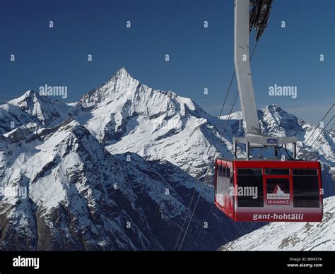 Weisshorn Cable Railway Gant Hohtalli Aerial Cable Railway Railway