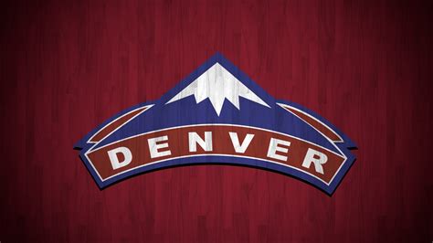 Denver Nuggets NBA Basketball Logo Denver Colorado Simple Background ...