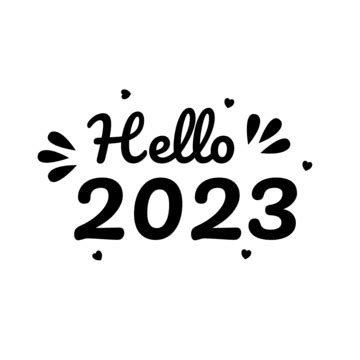 Hello 2023, Hello, 2023, New Year PNG Transparent Clipart Image and PSD ...