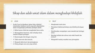 Khilafiah Dalam Islam Pptx