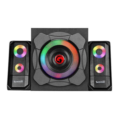 Caixa De Som Marvo Scorpion SG 290 RGB 2x6W SG 290 Pichau