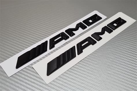 Mercedes AMG Boot Rear Badge Black