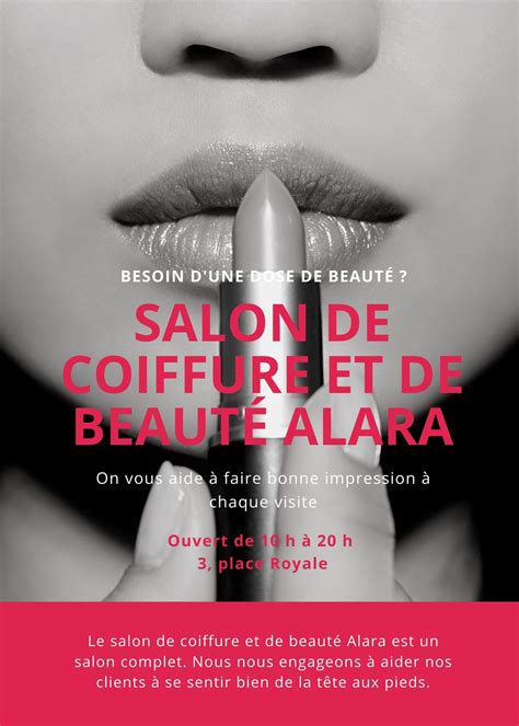 Flyers Pour Salon De Coiffure Beaux Mod Les Gratuits Canva