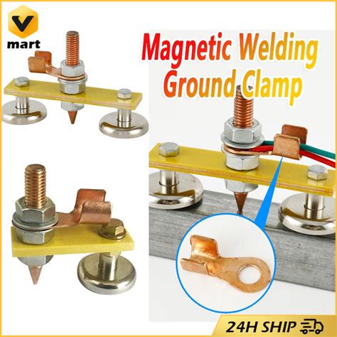 Welding Magnet Head Magnetic Welding Fix Ground Clamp Single Double