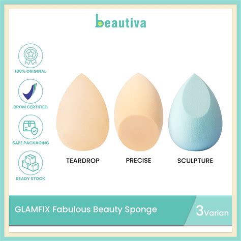 Jual Glamfix Fabulous Beauty Sponge Shopee Indonesia