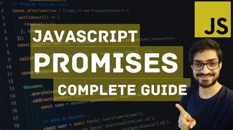 Async Javascript Promises Tutorial Youtube