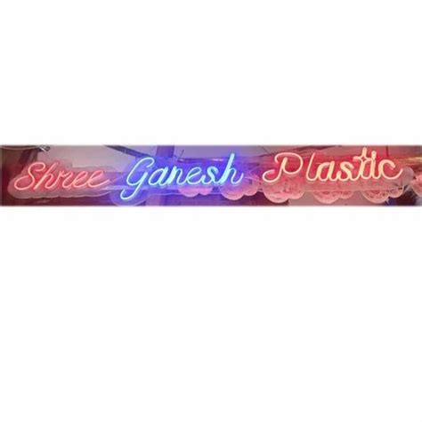 LED Polycarbonate Advertisement Neon Light Sign Board At Rs 420 Square