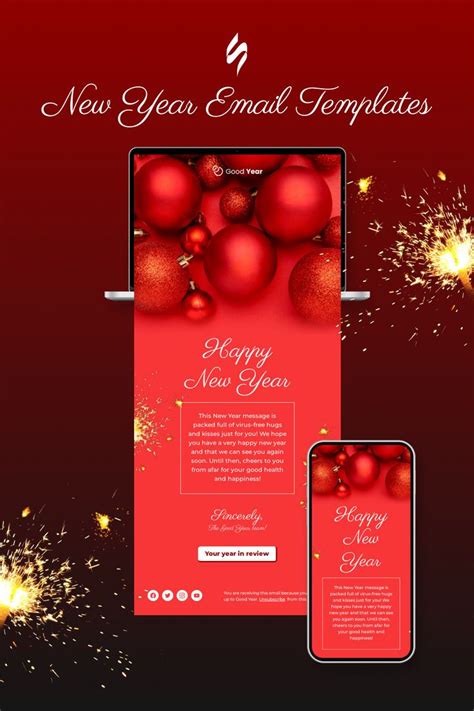 New Year Email Design | Email Newsletter Design