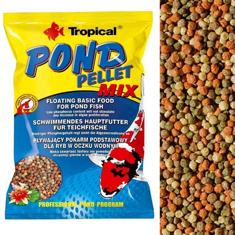 Tropical Pond Pellet Mix L G P Ywaj Cy Pokarm Cena