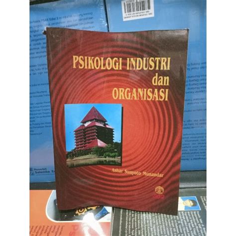 Jual Psikologi Industri Dan Organisasi Ashar Sunyoto Munandar