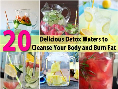 20 Delicious Detox Waters To Cleanse Your Body And Burn Fat Diy And Crafts