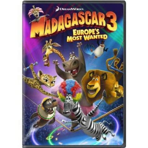 Portada De Madagascar 3 Dvd