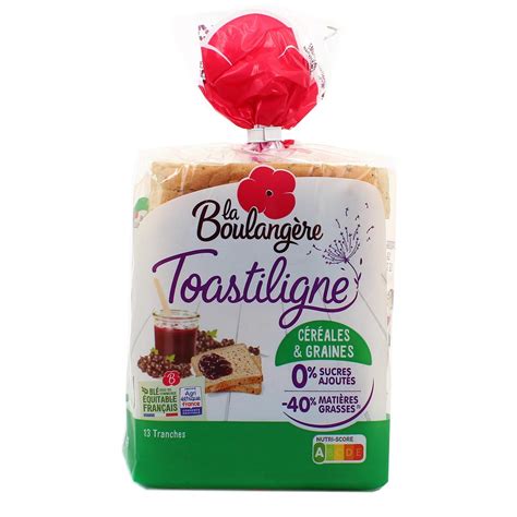 Achat La Boulang Re Toastiligne Pain De Mie C R Ales Et Graines G