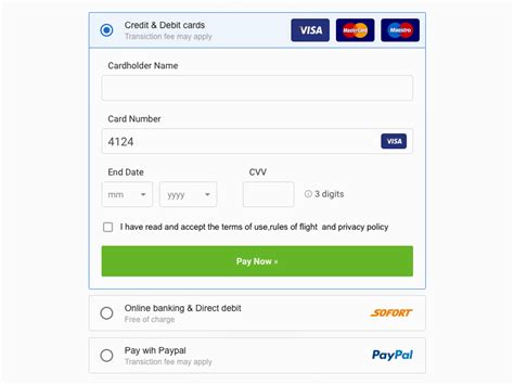 Pay With Credit Card Form Sketch Resource Freebie Supply