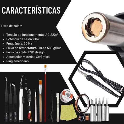 Kit Estação 8586 Smd Completa De Retrabalho Solda soprador Modelo