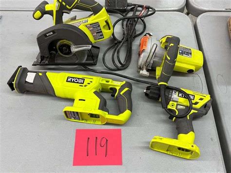 4PC RYOBI TOOL LOT - SEE PHOTOS - Earl's Auction Company